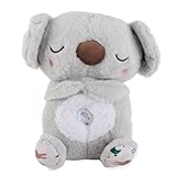 SUPYINI Schlummer Koala Kuscheltier mit Musik, Licht & Rhythmischen...