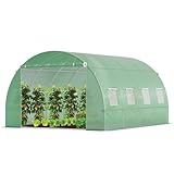 VOUNOT® Gewächshaus Foliengewächshaus Winterfest Tomatenhaus Folientunnel,...