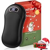 Handwärmer Elektrische 10000mAh Tragbare Taschenwärmer USB Powerbank,...
