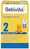 Bebivita 2 Folgemilch (4 x 500g), nach dem 6. Monat, mit Vitamin C und D,...