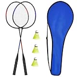 KH Federball Set Badminton Schläger Set of 2 oder 4 für Erwachsene Kinder,...