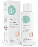 Enzym Peeling Gesicht mit Hyaluron (100% Veganes Enzym Powder) - Sanfte,...