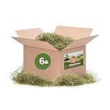 Bolson frisches & unbehandeltes Wiesenheu (6 kg) - 1.Schnitt Heu mit Gräsern &...