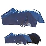 Marengos - Regen- & Fliegendecke Comfort – Pferdedecke mit Mesh, Kreuzgurten,...
