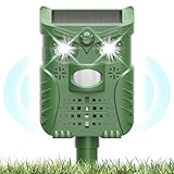 Katzenschreck, Marderschreck mit LED-Blitz, Tiervertreiber, Wasserdicht IP65,...