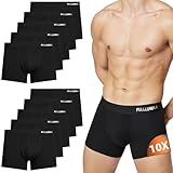 Fullluwaa Boxershorts Men Herren 10/12er Pack Retroshorts Männer Trunks...