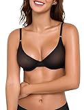UMIPUBO BH Damen mit Bügel Push Up Damen-BHS Sexy Durchsichtig Mesh Minimizer...