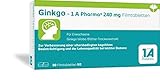 Ginkgo - 1 A Pharma 240 mg Filmtabletten mit einem Extrakt aus Ginkgo-Blättern...