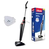 Vileda Steam Plus Dampfreiniger, hygienische Bodenreinigung, entfernt bis zu...