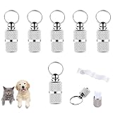 6 Stück Personalisierte Adressanhänger für Hunde Katzen, Adressanhänger...