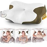 Snoozify Orthopädisches Kopfkissen - Ergonomisches Kissen für Nackenschmerzen...