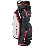 COSTWAY Golfbag, leichtes Golf Cart Bag, mit Regenhaube, 14er Einteilung von...