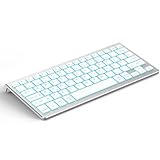 CACOE Deutsche Bluetooth Tastatur kompatibel mit IOS, Android Tablet, Windows,...