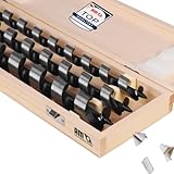 AM-Zerspanungstechnik Schlangenbohrer Set Ø20, 25 & 30 x 400mm | Holzbohrer Set...