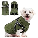 Woiil Hundemantel Winter Warme Hundejacke für mittelgroße Hunde wasserdichter...