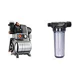 Gardena Premium Hauswasserwerk 5000/5 eco inox: Hauswasserpumpe mit Druckkessel...