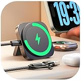 LISEN für Ladestation Apple Watch Und iPhone [Super Tragbar] Magsafe...
