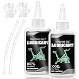 100% Reines Laufband SilikonöL, 2pcs 200ml Silicone Treadmill Belt Lubricants,...