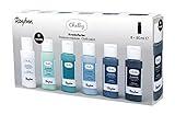 Rayher Chalky Set, 6 Farben à 60 ml, Blau-/Grüntöne, Kreidefarbe für Looks...