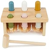 Bieco Klopfbank ab 1 Jahr | Baby Hammerspiel ab 1 Jahr Holz | Motorikspielzeug...