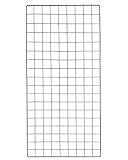 Wandgitter Wanddekor Gitter Pinnwand Ladenbaugitter Gitterwand 95x45cm schwarz