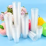 SLTAXAR 300 Stück Schnapsgläser Plastik Schnapsbecher 2cl/ 20ml Shotgläser...