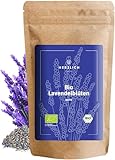 Bio Lavendelblüten 100g - Lavendel getrocknet - ganze Blüten für Lavendeltee,...