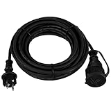 REV Verlängerung 10m Verlängerungskabel für den Außenbereich max. 3680W IP44...