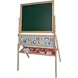 Eichhorn-Magnet Standtafel, Kindertafel mit 48 Magnetbuchstaben, 10 Kreiden,...
