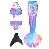 Beichwtd 𝙈eerjung𝙛rauen𝙛losse Mädchen Mit Bikini Set schwimm𝙛lossen...