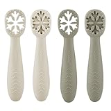 PandaEar 4er Set Lernlöffel für Baby, Starter Breilöffel Fütterlöffel...