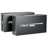 HDMI Extender 4K@60Hz 50m,HDMI Verlängerung über Cat6/Cat7 mit Loop-Out,...