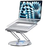 Laptop Ständer Höhenverstellbarer, Faltbarer Laptopständer Ergonomischer...