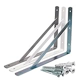 Schwerlastträger Winkel Schwerlastkonsole REGALTRÄGER mit SCHRAUBEN & DÜBEL |...