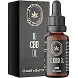 CBD Öl 10% mit 3000mg Cannabidiol | 30ML Vollspektrum Cannabidiol Tropfen aus...