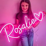Neon Schild Personalisiert Led Leuchtschilder für Wanddekoration, Schlafzimmer,...