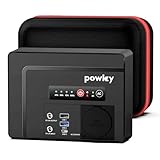 Powkey Powerbank mit Steckdose 26400mAh/97.68Wh Tragbare Powerstation mit...