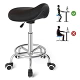 Sattelhocker Ergonomisch - Bequemer Sattelstuhl mit einem breiten...