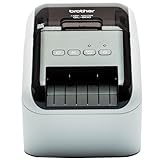 Brother QL-800 Monochrom Etikettendrucker (mit Rot-Schwarz-Druckfunktion,...