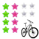 UYGTHI 12 Stück Speichenreflektoren Fahrrad Kinder, Bunte Katzenaugen Speichen...