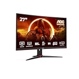 AOC Gaming CQ27G2SE - 27 Zoll QHD Curved Monitor, FreeSync Premium (2560x1440,...