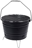 Barbecue-Eimer - 27 cm - Schwarz