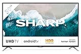 SHARP 50BL6EA Android TV 126 cm (50 Zoll) 4K Ultra HD LED Fernseher (Smart TV,...