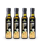 Kräuterland Bio Walnussöl 4X250ml (1L), Bio Walnusskern, kaltgepresst,...