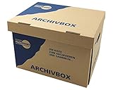 1-PACK Archivbox Lagerbox 400x320x290mm extrem stabil, bis 250kg...