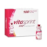 Vitasprint, B12 Trinkfläschchen – Arzneimittel mit hochdosiertem Vitamin B12...