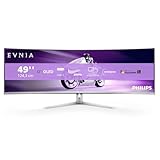 PHILIPS Evnia 49M2C8900AM - 49 Zoll DQHD OLED Curved Gaming Monitor, 240 Hertz,...