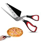 TNOMSNO Pizzaschere, Pizzaschneider Multifunktionale Küchenschere, Einfach zu...