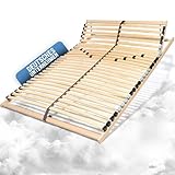 Coemo 7-Zonen Lattenrost Ergo 120x200 Lattenrahmen - verstellbares Kopfteil -...