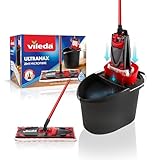 Vileda Ultramax 2in1 Bodenwischer Komplett Set, Wischmopp mit Stiel,...